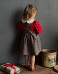 Red Polka Dot Exclusive Linen Tunic Dress