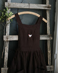 Chocolate Cottage Linen Dress