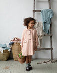 Peach Long Linen Coat
