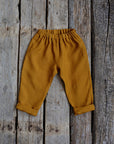 Mustard Linen Pants