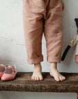Dusty Rose Linen Pants