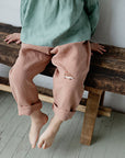 Dusty Rose Linen Pants
