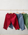 Cherry Linen Pants