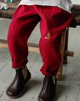 Cherry Linen Pants