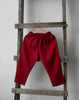 Cherry Linen Pants