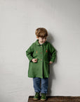 Apple Green Midi Linen Coat