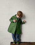 Apple Green Midi Linen Coat