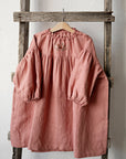 Salmon Parachute Linen Dress