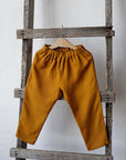 Mustard Linen Pants