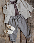 Natural Midi Linen Coat