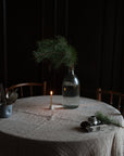 Natural Transparent Linen Tablecloth