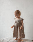 Natural Linen Pinafore Linen Dress