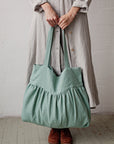 Mint Sunday Linen Bag