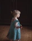 Mint Linen Pinafore Linen Dress