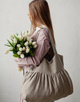 Natural Sunday Linen Bag