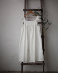White Prairie Linen Dress