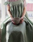 Mint Prairie Linen Dress