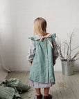 Mint Linen Pinafore Linen Dress