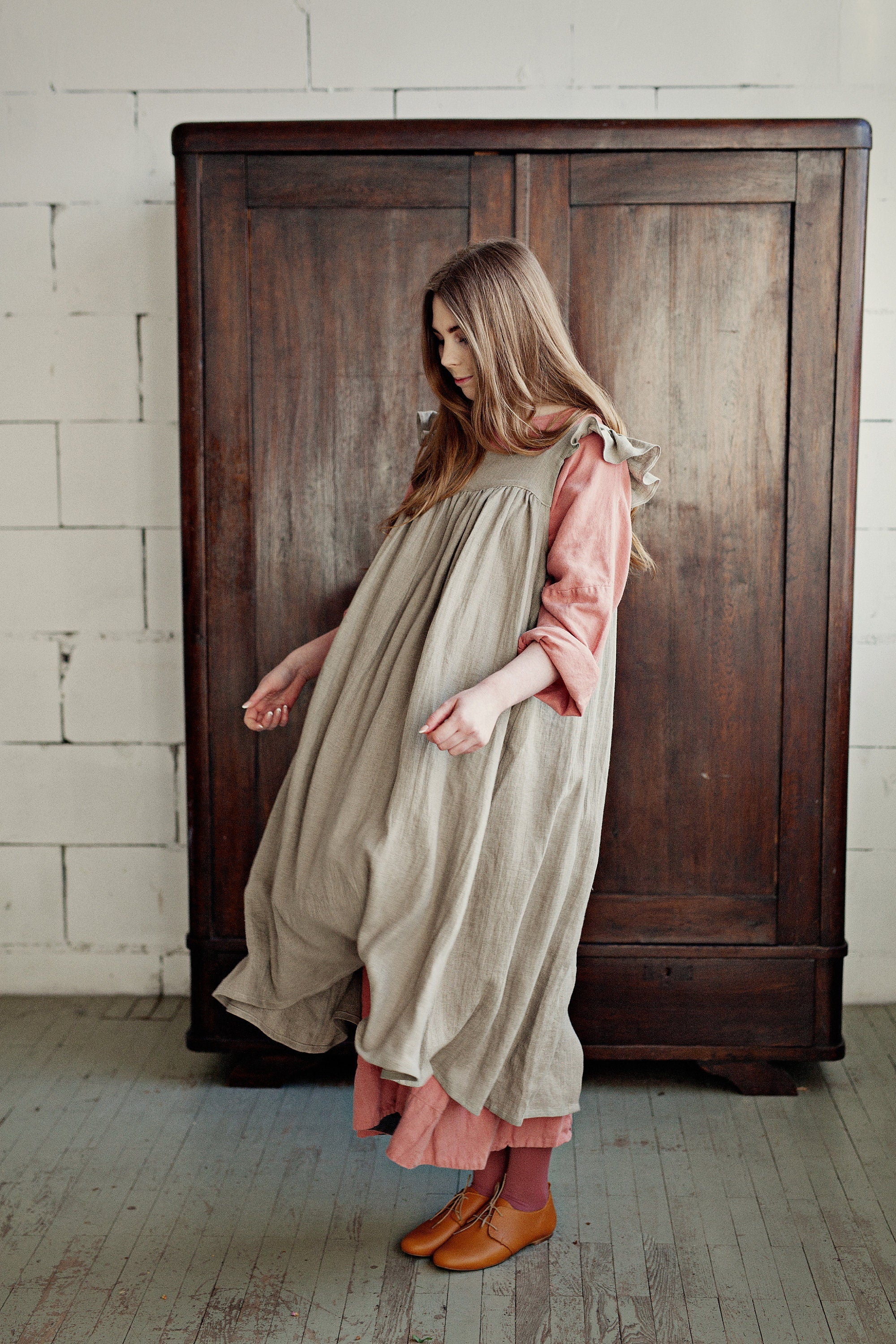 Natural Prairie Linen Dress – allthebeautifullinen