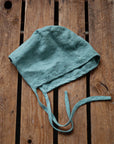 Mint Classic Linen Bonnet