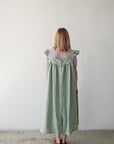 Mint Prairie Linen Dress
