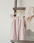 Baby Pink Linen Pinafore Linen Dress