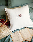 White Linen Pillowcase