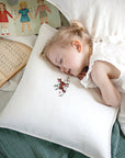 White Linen Pillowcase