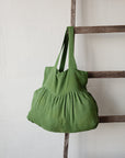 Apple Green Sunday Linen Bag