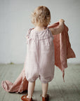 Baby Pink Linen Romper
