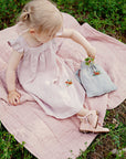 Fawn in the Meadow Pouch Linen Bag
