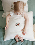 White Linen Pillowcase