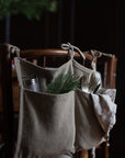 Natural Linen Pocket Organizer