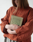 Rust Romantic Linen Tunic