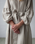 Natural Kimono Linen Dress
