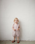 Baby Pink Linen Romper