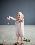 Baby Pink Linen Romper