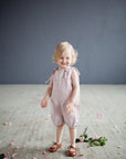 Baby Pink Linen Romper