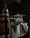 Natural Linen Pocket Organizer