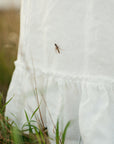 White Victorian Linen Skirt