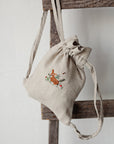 Fawn in the Meadow Linen Backpack