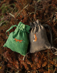 Sitting Fox Linen Backpack