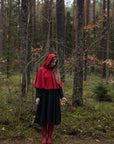 Little Red Riding Hood Linen Cape