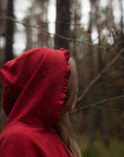 Little Red Riding Hood Linen Cape