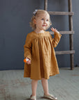 Mustard Classic Linen Dress