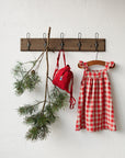 Garden Festive Linen Pinafore