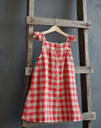 Garden Festive Linen Pinafore