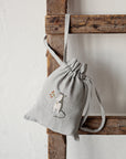 Mouse Pouch Linen Bag