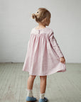 Baby Pink Classic Linen Dress