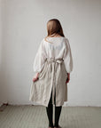 Natural Linen Apron Skirt